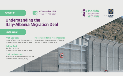 A Webinar by MedMA: Understanding the Italy-Albania Migration Deal